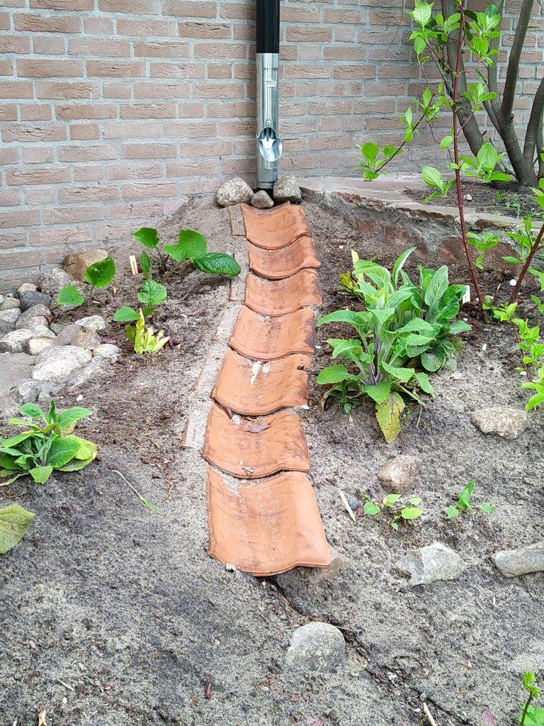 watergoot van dakpannen De Vier Akkers watergoot van dakpannen De Vier Akkers